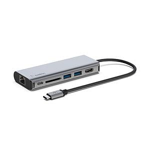 Belkin AVC008BTSGY USBC Ethernet HDMI SD  Adaptador USB